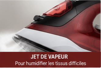 Fer à Vapeur Sovio PowerLife Compact Rouge/Blanc