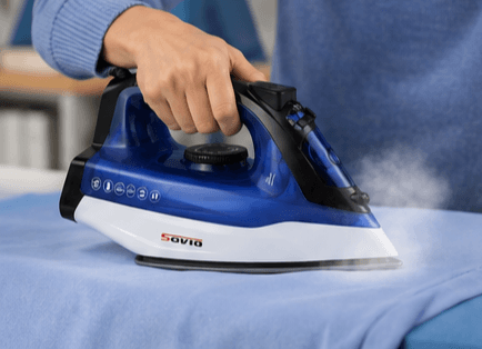 Fer à Vapeur Sovio PowerLife Compact Bleu/Blanc