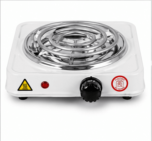 Plaque Chauffante Hot Plate 1000W Blanc/Rouge