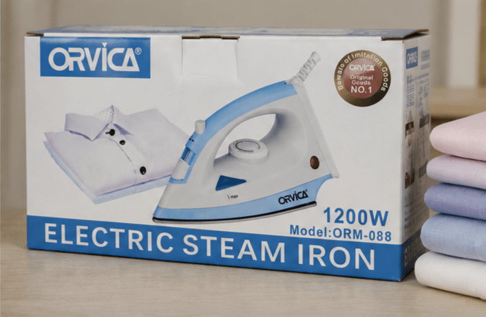 Fer Électrique Orvica 1200W Bleu/Blanc