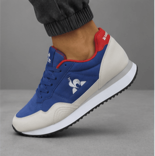 Baskets Le Coq Sportif Classic — Bleu Royal/Rouge