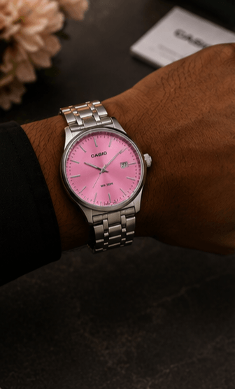 Montre Casio Rose/Argent