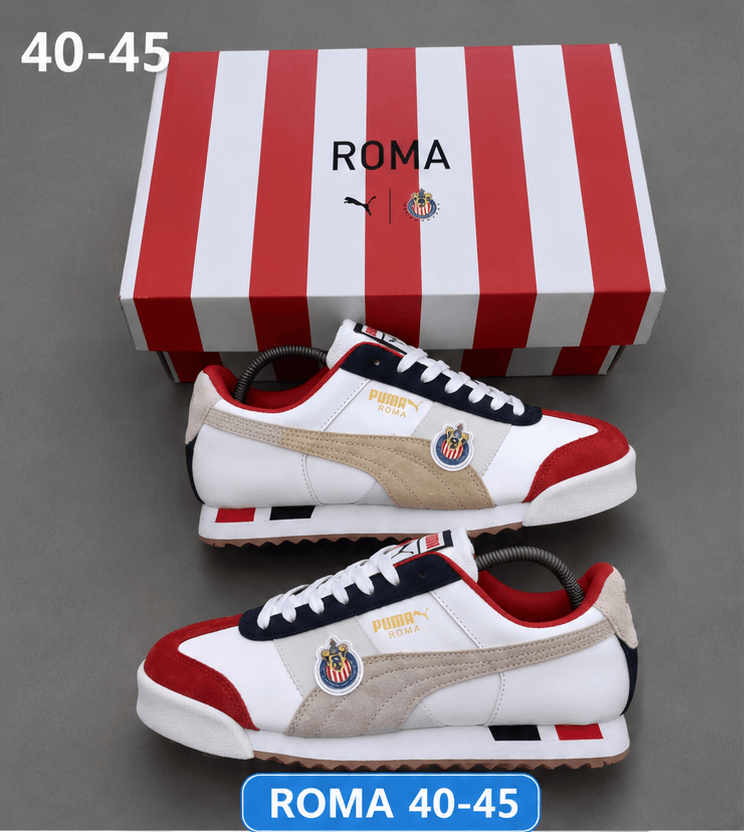 Puma Future Rider Blanc/Rouge/Bleu Marine