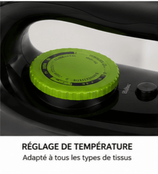 Fer à Vapeur Sovio PowerLife Noir/Vert
