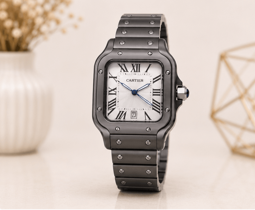 Montre Cartier Monarque Blanc/Argent