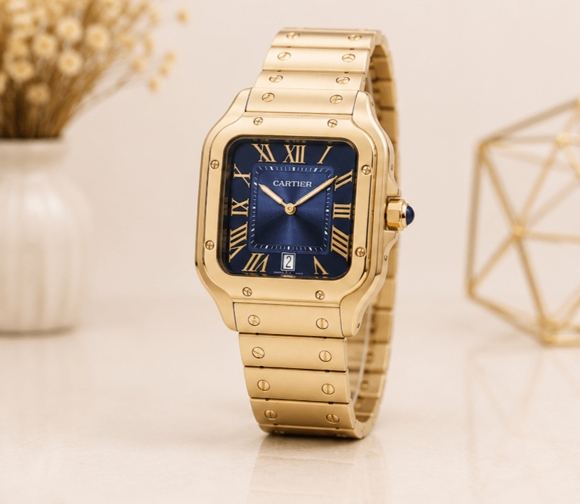 Montre Cartier Monarque Bleu Nuit/Gold